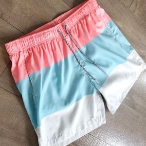 Boardies Men's Striped Swim Shorts with Lining Size Large